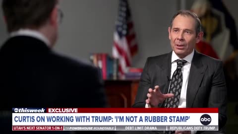 Utah Senator Mitt Romney's replacement, John Curtis on Trump's victory.