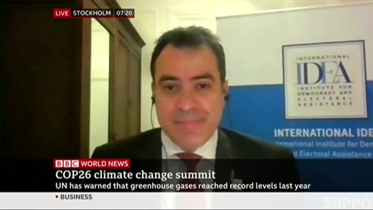 BBC World News: International IDEA Report warns governments to act decisively on #ClimateChange