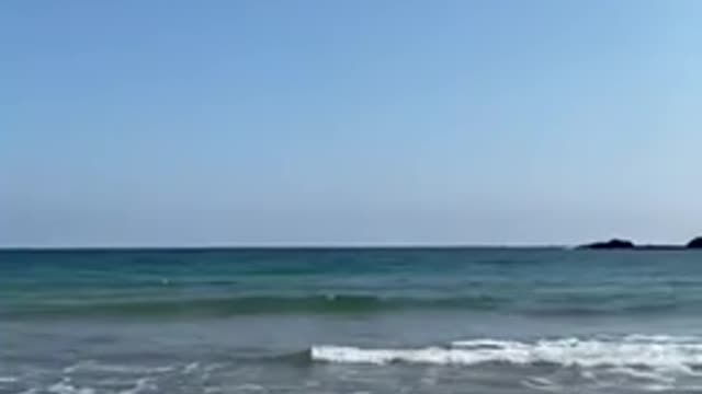 Cool sound of waves.