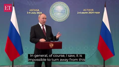 Putin comments on US presidential debate: 'Russia takes Trump's words on Ukraine seriously'