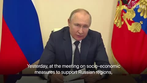 Vladimir Putin claims sanctions on Russia are 'creating opportunities' for Crime