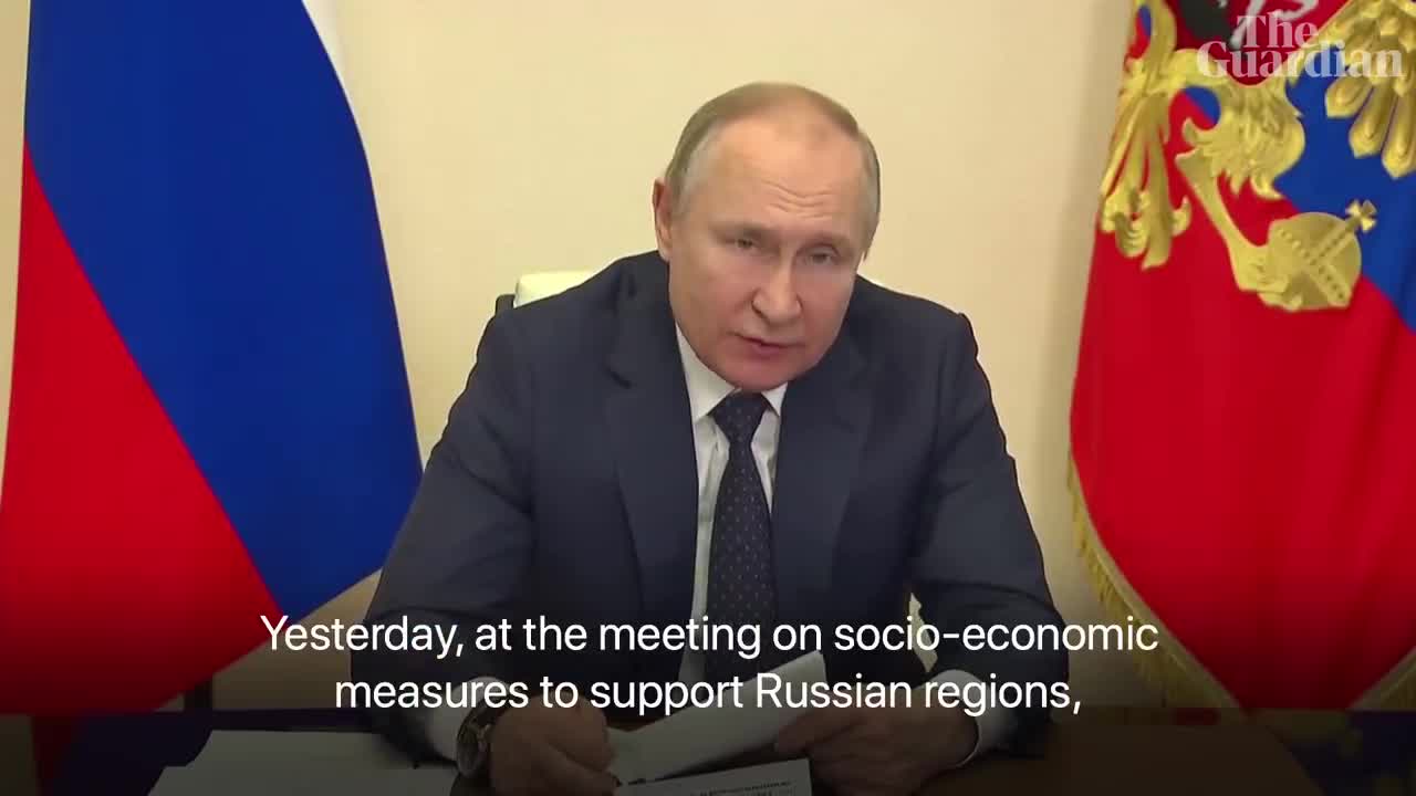 Vladimir Putin claims sanctions on Russia are 'creating opportunities' for Crime