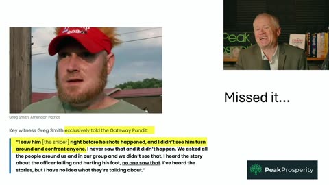 Martenson 7/25-Rooftop Scenarios- Greg Smith tells the news Crooks never turned to officer on ladder