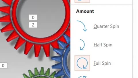 PowerPoint Tutorial : 1 Min to create Rotating Gear PowerPoint Presentation