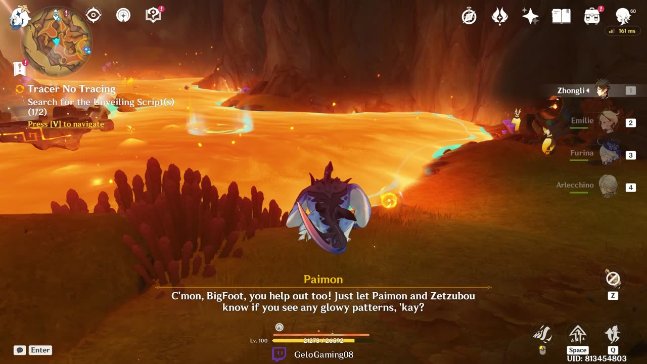 [Natlan World Quest] Tale of Dreams Plucked From Fire: Tracer No Tracing