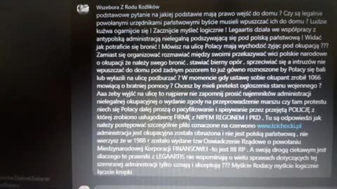 być świadomym to nazywać rzeczyPo imieniuUświadamiającResztę Narodu-to jest powinność narodowa dziś