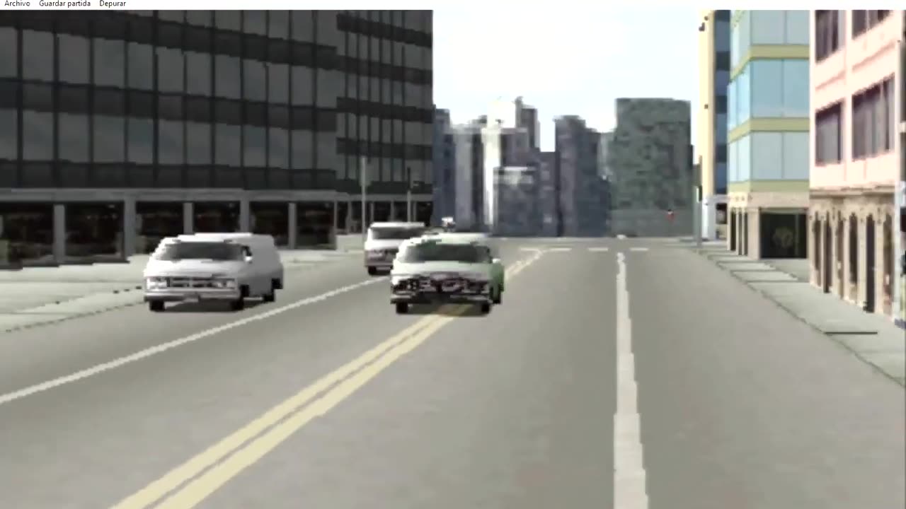 High-speed chase of a van in Chicago in Driver 2 - part 6
