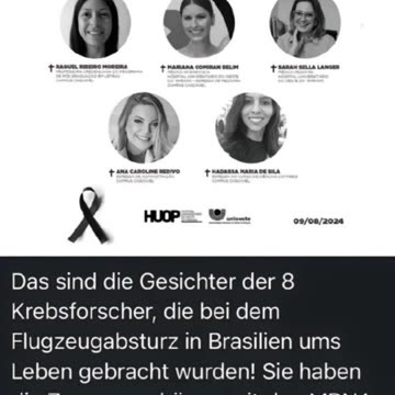 Die Gesichter der Krebsforscher, die beim Flugzeugabsturz ums Leben kamen