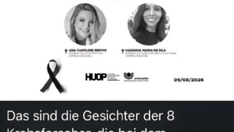 Die Gesichter der Krebsforscher, die beim Flugzeugabsturz ums Leben kamen