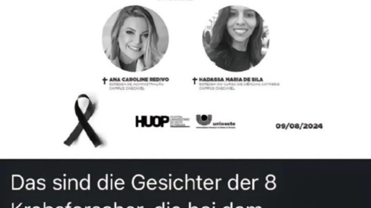 Die Gesichter der Krebsforscher, die beim Flugzeugabsturz ums Leben kamen