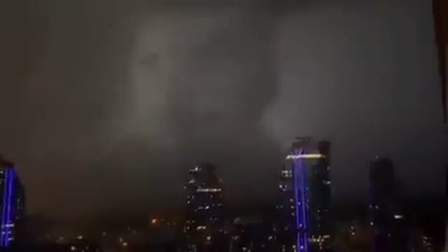 Video of a cloud with a face over Istanbul going viral in Turkey