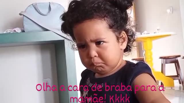 Brava com a mamãe
