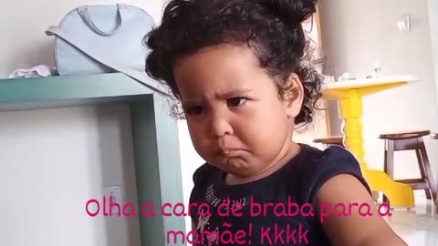 Brava com a mamãe