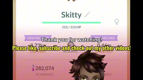 Pokemon GO - gintotski Catching Skitty