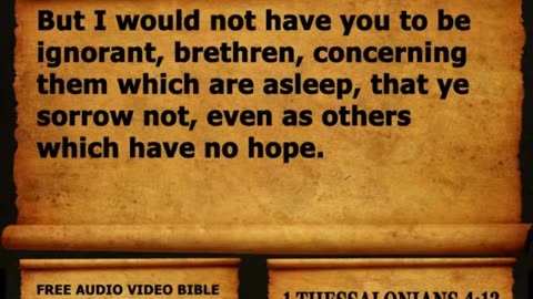 Bible Book 52. 1 Thessalonians Complete 1-5, King James Version (KJV) Read Along Bible