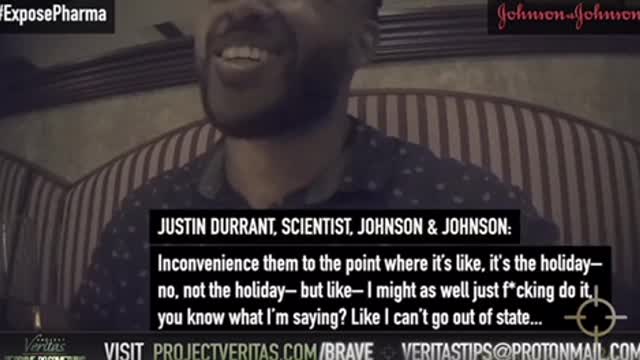 BREAKING: Project Veritas: Johnson & Johnson: Children Don’t Need the ‘F*cking’ Covid Vaccine .