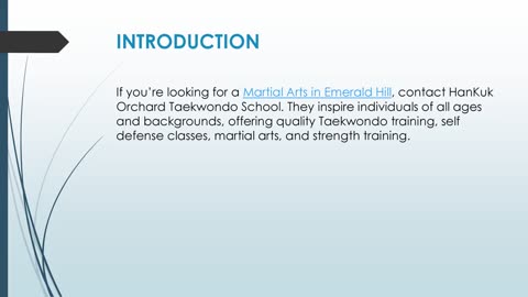Best Martial Arts in Emerald Hill