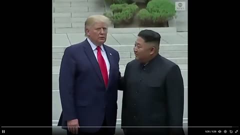 HỒI TƯỞNG: Tổng thống Trump là Tổng thống ĐẦU TIÊN bước vào Bắc Triều Tiên và bắt tay Kim Jong Un.