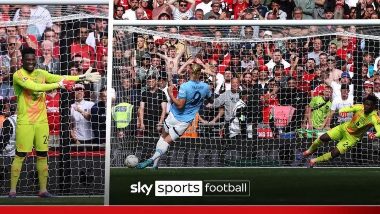 Man City 1-1 Man Utd (7-6 on pens): Manuel Akanji converts winning spot