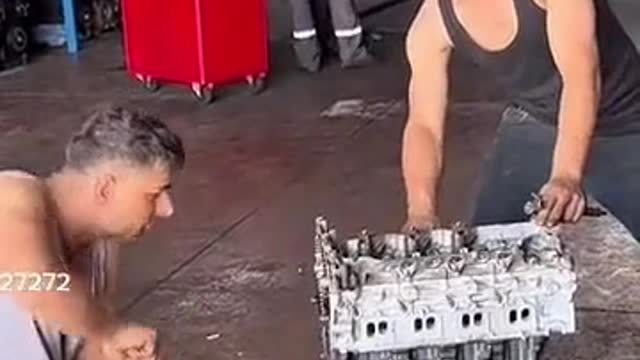 The cooperation between the repairmen
