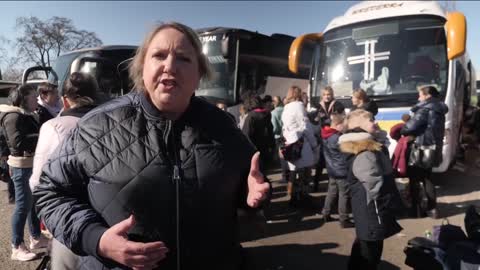 Ukraine War_ Refugees reunited with family members living abroad