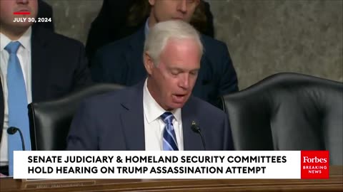 Senator Ron Johnson Confronts Acting Security Director 'If You don't Want Conspiracy Theories to Spread'