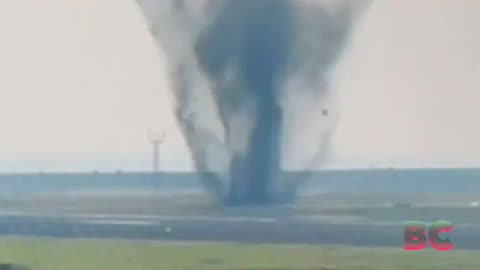 500-pound bomb dropped during World War II explodes at Japanese airport