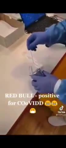 Red Bull gives you Wings? NO it doesn't, it gives you a Positive Covid Test [mirrored]