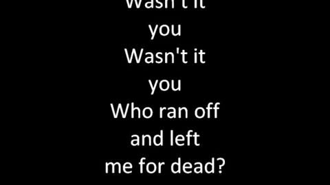 Wasn't It You