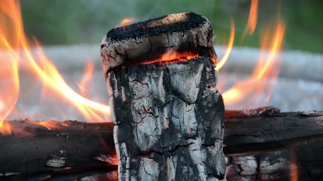 Fire burning for peace of mind