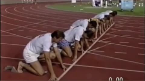 rugby guys race 100m female champion in sprint