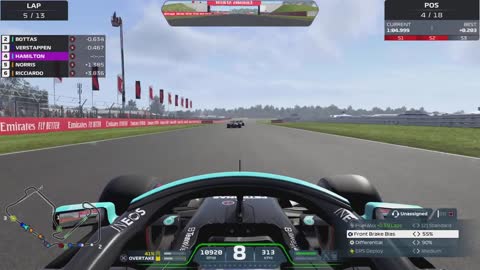 F1 2021 - Championship Round 10 Silverstone Mercedes F1 W12 Hamilton