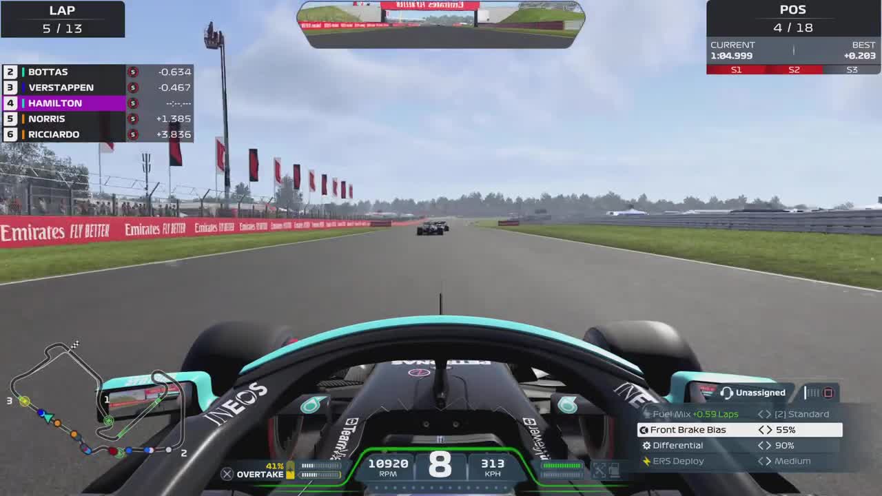 F1 2021 - Championship Round 10 Silverstone Mercedes F1 W12 Hamilton