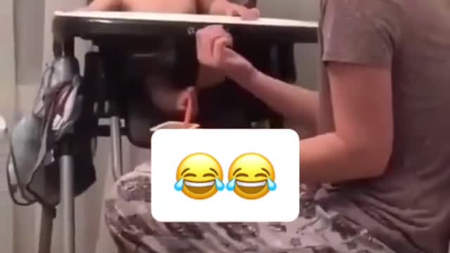 His laugh funny baby
