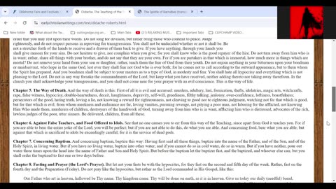 HEAVEN AND HELL SERIES: THE DIDACHE AND THE LETTER FROM BARNABUS S4 BONUS EP