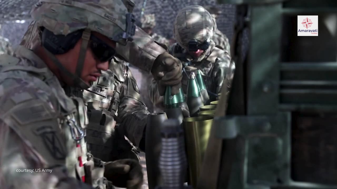 U S Soldiers Execute Dynamic Artillery Fire Exercise at Al Asad Air Base, Iraq | Amaravati Today