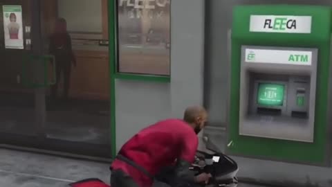 NPC Steals Bike In GTA 5 RP