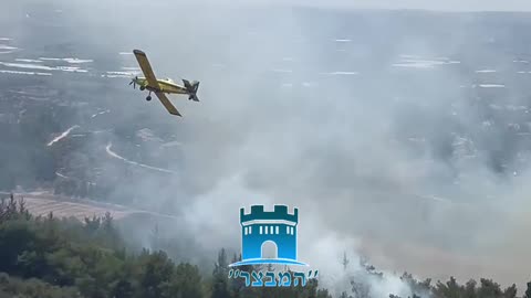 Nonstop sirens in northern Israel. Planes are working hard to put out fires