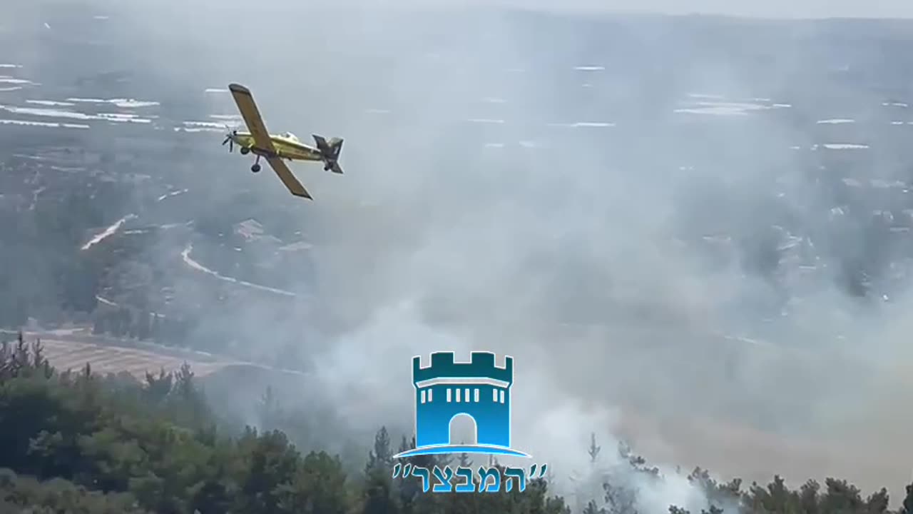 Nonstop sirens in northern Israel. Planes are working hard to put out fires