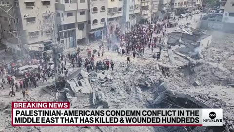 Palestinian American reaction to herbs attack Israel