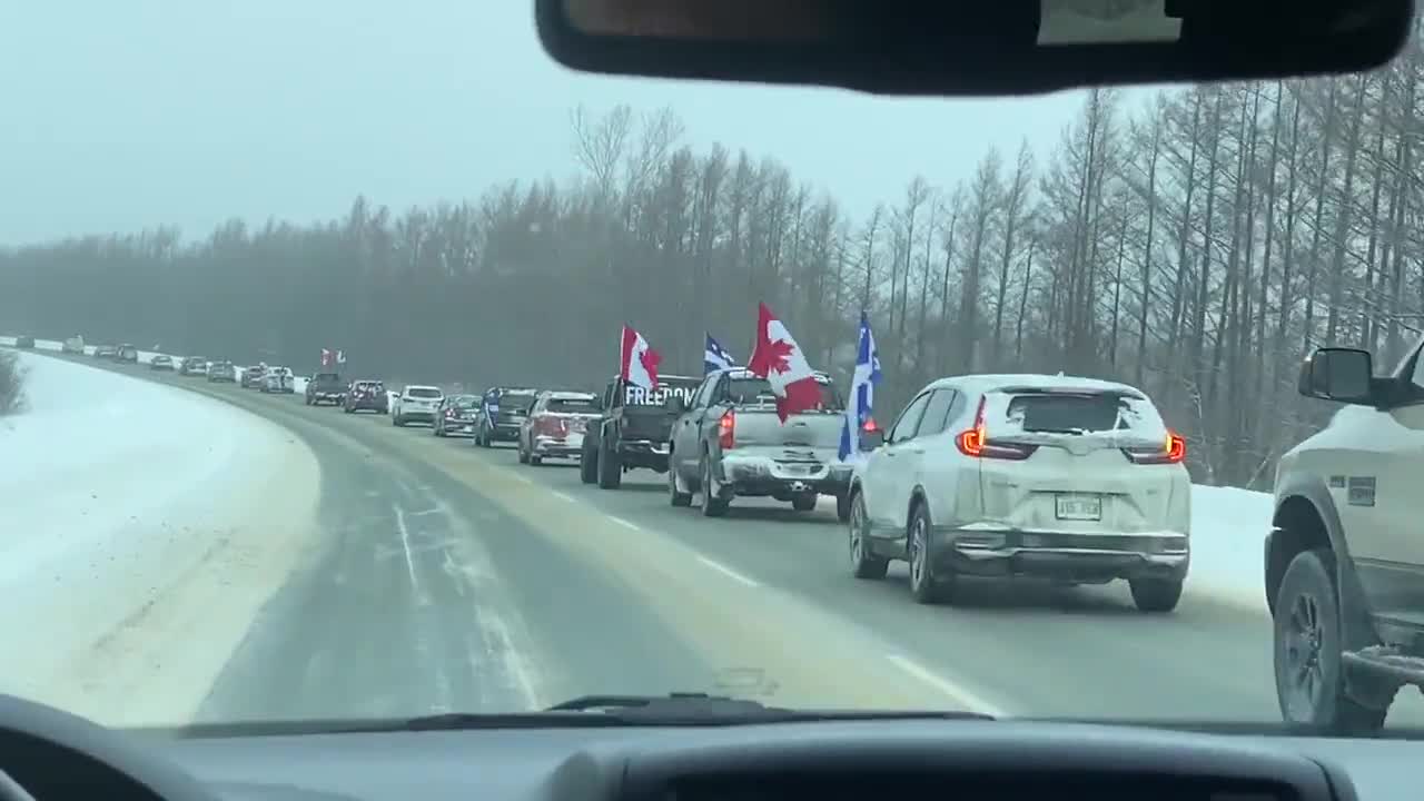 TONS More people and farmers join the Convoy