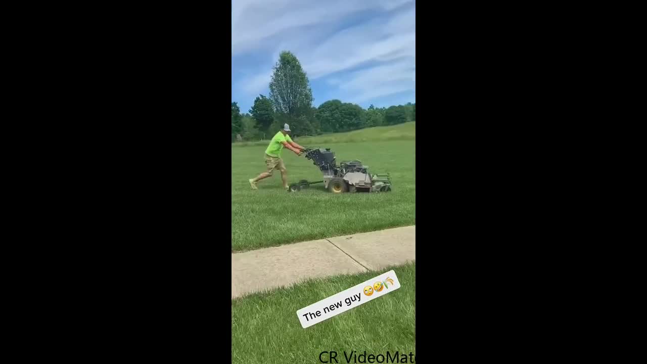 A lawn mower is much harder to drive than a motorcycle