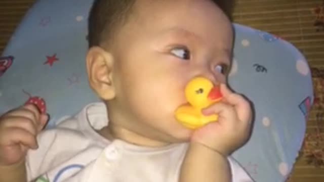 the baby is crying now