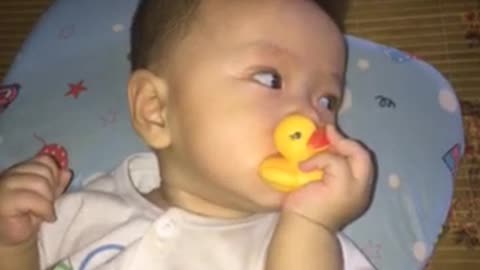 the baby is crying now