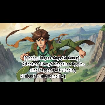 [Shaggy Rogers sings/AI Cover] Attack on Titan : Final Season P2 Ending | Ai Higuchi - Akuma no Ko