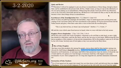Ken Johnson (Bible Facts)-A Study on 2 Peter and the Dead Sea Scroll Calendar
