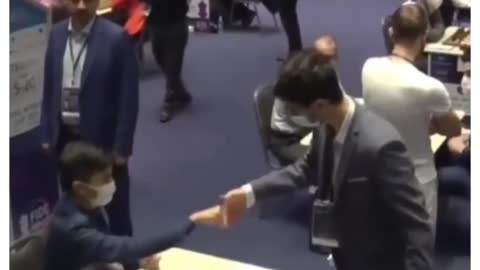 some rock paper scissors before chess...