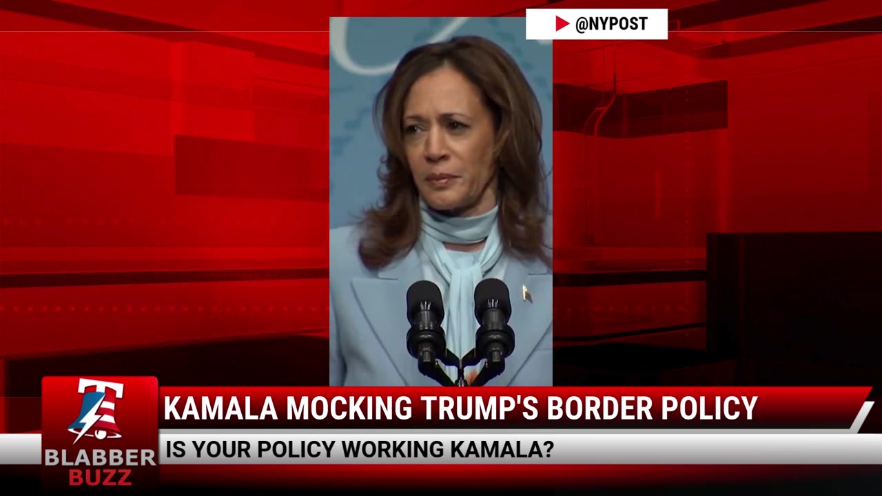 Kamala Mocking Trump's Border Policy