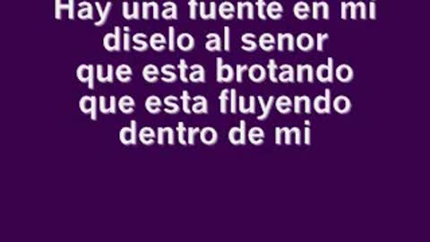 Hay una fuente en mí