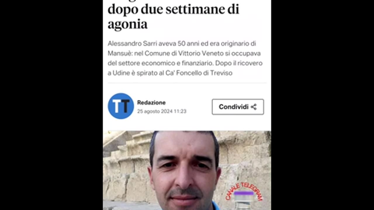 Malori improvvisi dal 25 al 28 agosto 2024.